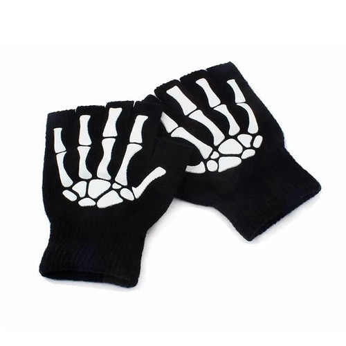 Skeleton skull half finger - skull,